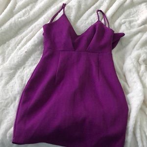Vibrant Purple Party Dress.
